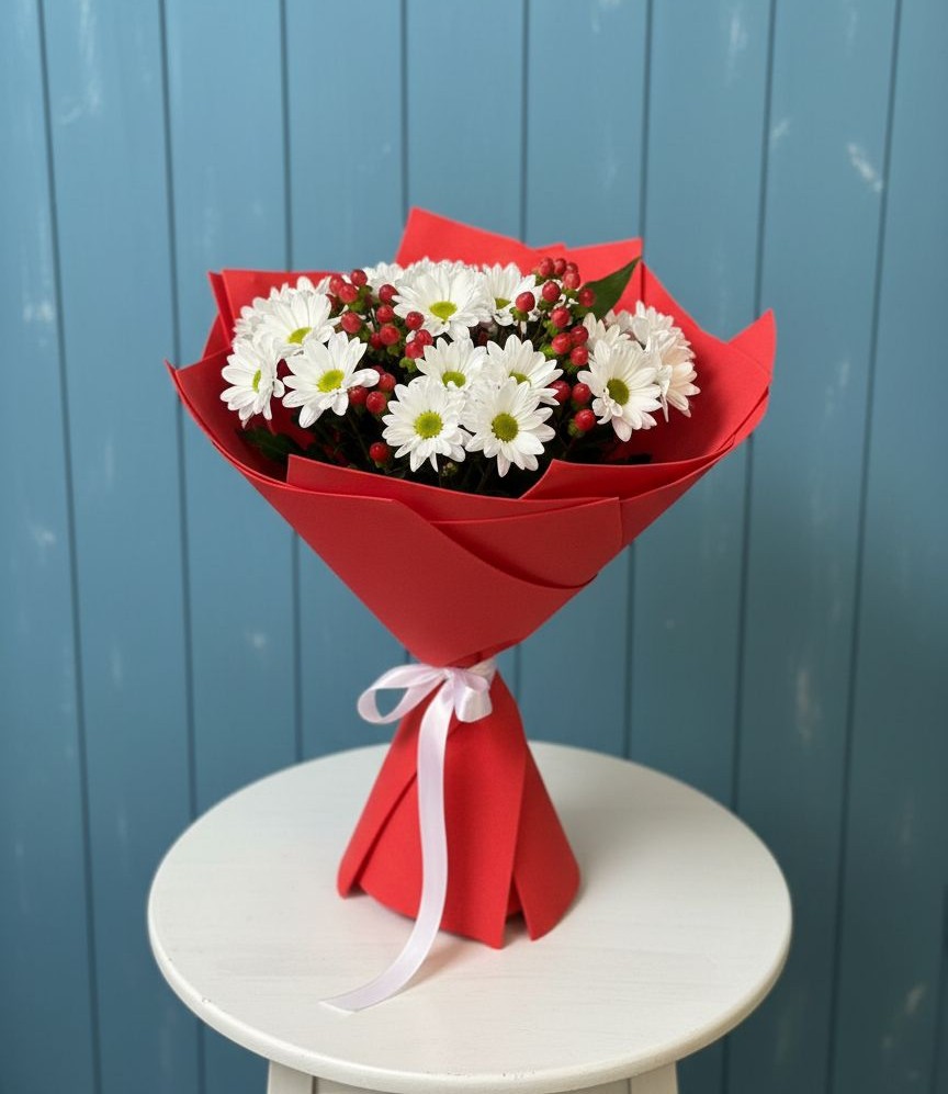 Букет цветов из: Хризантемы в Бжедугхабле