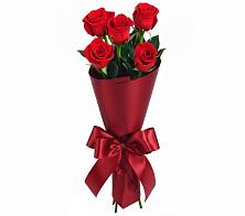 Букет 5 Красных роз Эдлесс Лав в Бжедугхабле