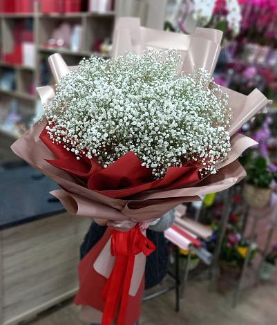 Букет цветов из: Гипсофила в Бжедугхабле