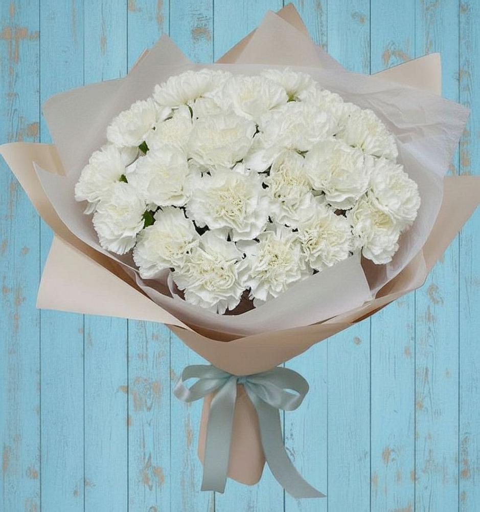 Букет цветов из: Гвоздики в Бжедугхабле