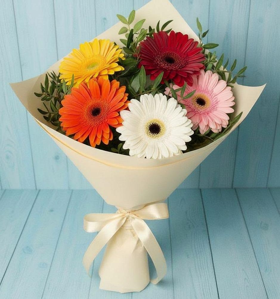 Букет цветов из: Герберы в Бжедугхабле