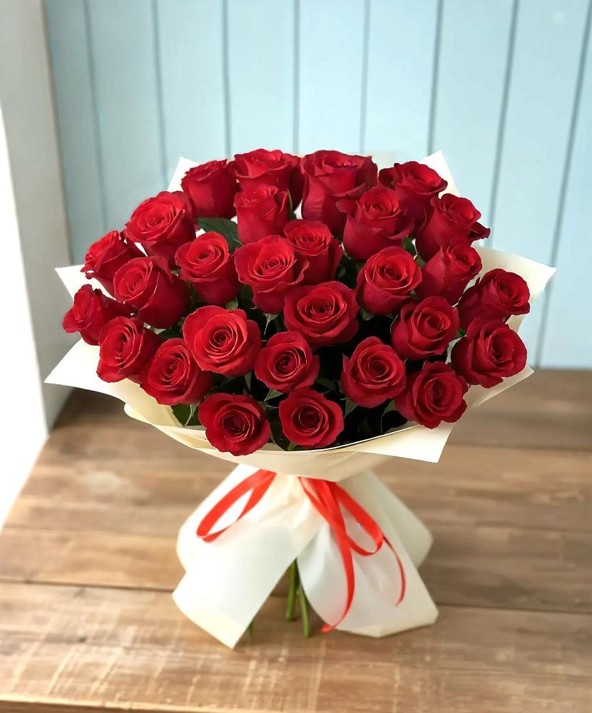 Букет 29 Красных роз в Бжедугхабле