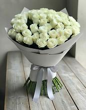 Букет 35 Белых роз в Бжедугхабле
