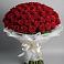 Букет 101 Красная роза Блэк Мэджик в Бжедугхабле