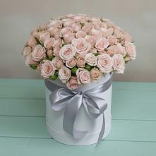 Цветочная композиция из Розы в шляпной коробке #REPLACE_PRED# Бжедугхабле