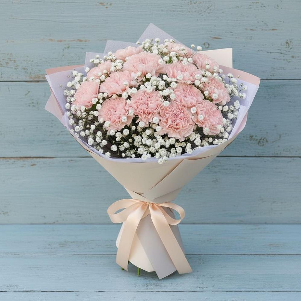 Букет цветов из: Гвоздики в Бжедугхабле