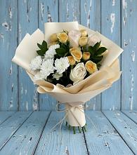 Букет цветов из:  Розы и Хризантемы #REPLACE_PRED# Бжедугхабле