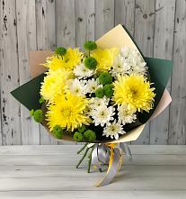 Букет цветов из:  Хризантемы #REPLACE_PRED# Бжедугхабле