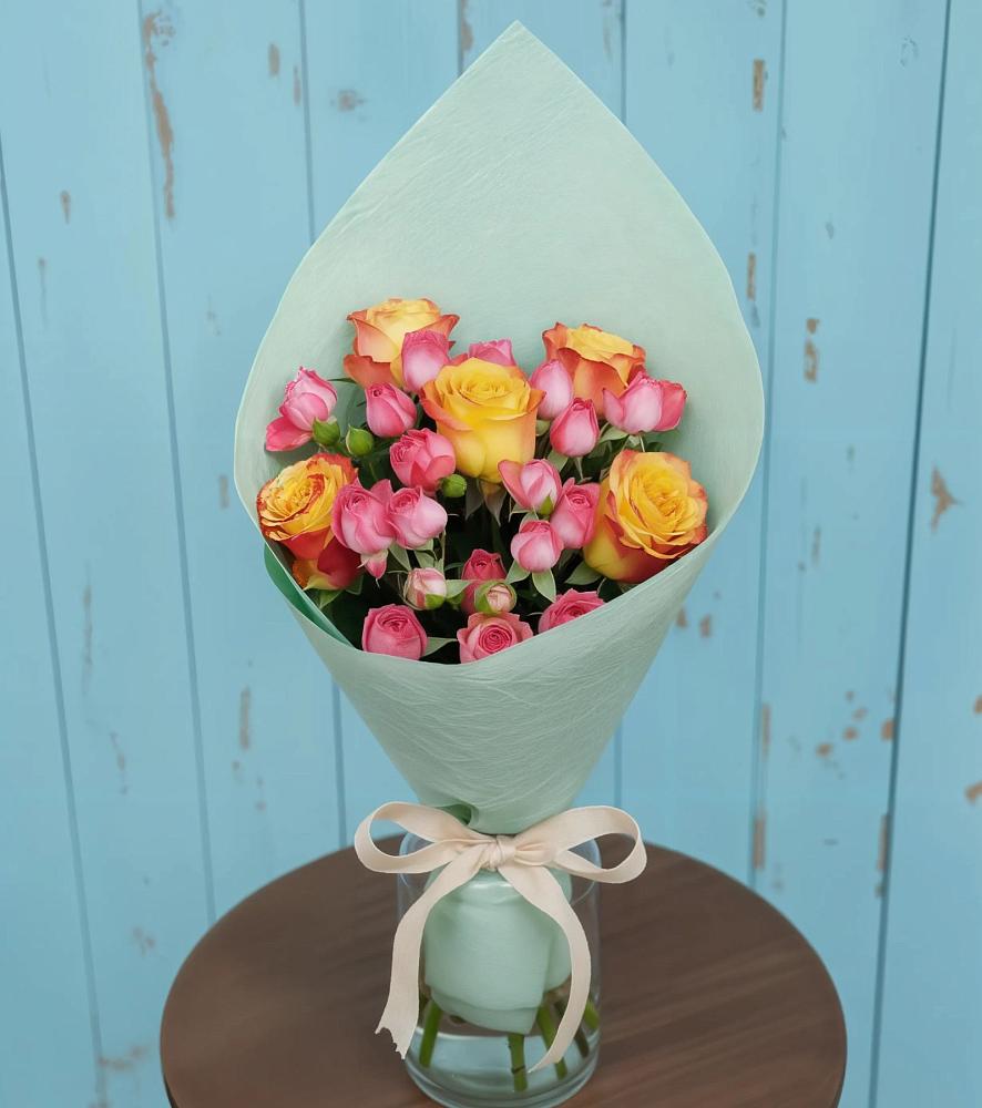 Букет цветов из: Розы в Бжедугхабле