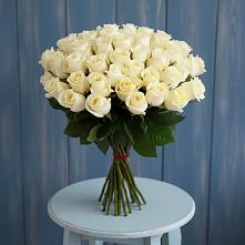 Букет 51 Белая роза Эдлесс Лав #REPLACE_PRED# Бжедугхабле