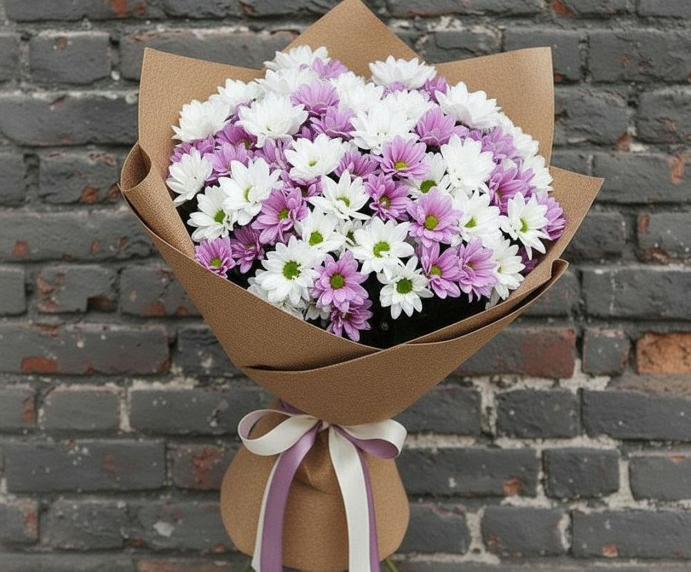 Букет цветов из: Хризантемы в Бжедугхабле