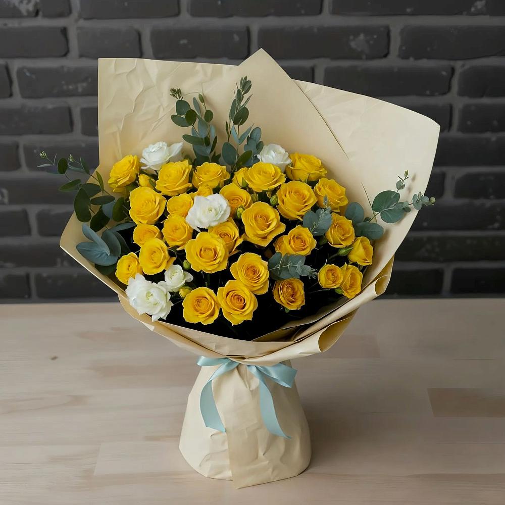 Букет цветов из: Розы в Бжедугхабле