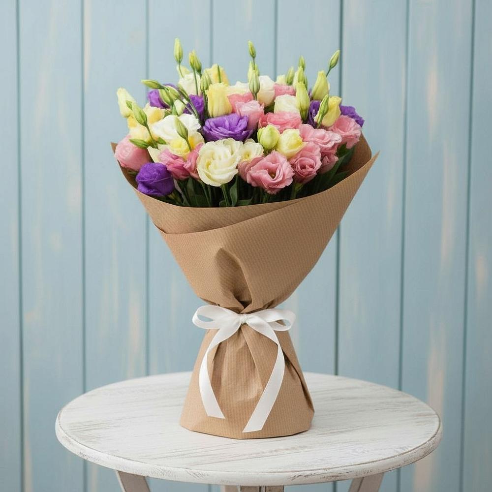 Букет цветов из: Лизиантусы в Бжедугхабле