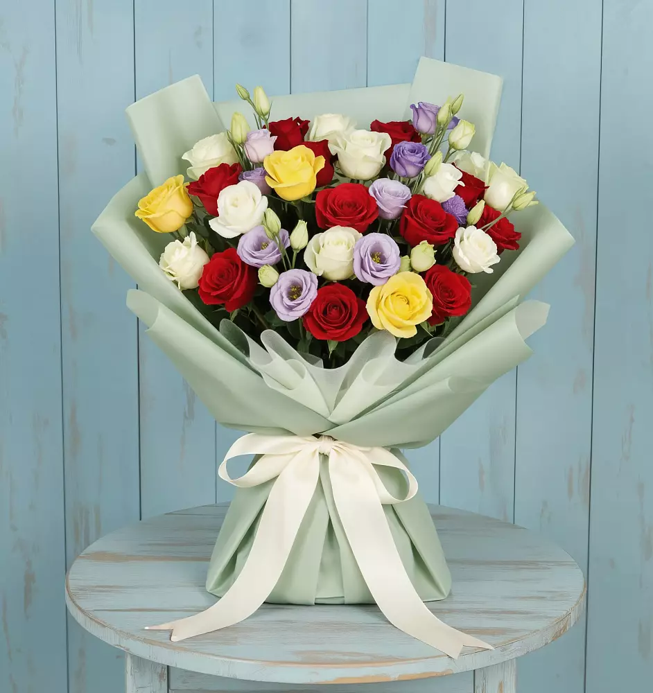 Букет цветов из: Розы в Бжедугхабле