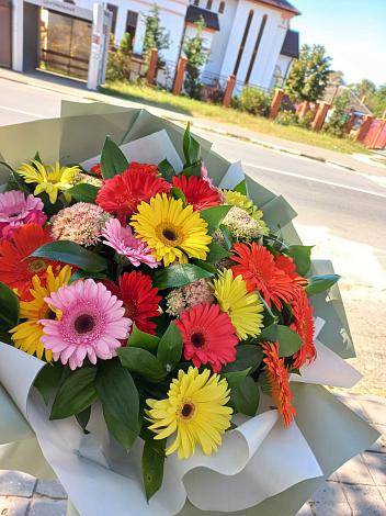 Букет цветов из: Герберы в Бжедугхабле