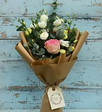 Букет цветов из:  Розы и Лизиантусы #REPLACE_PRED# Бжедугхабле